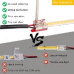 10mm 2pin led strip connector