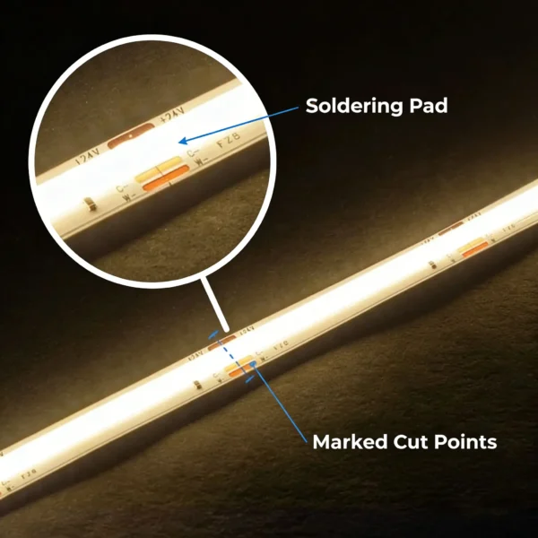 Tunable white led strip