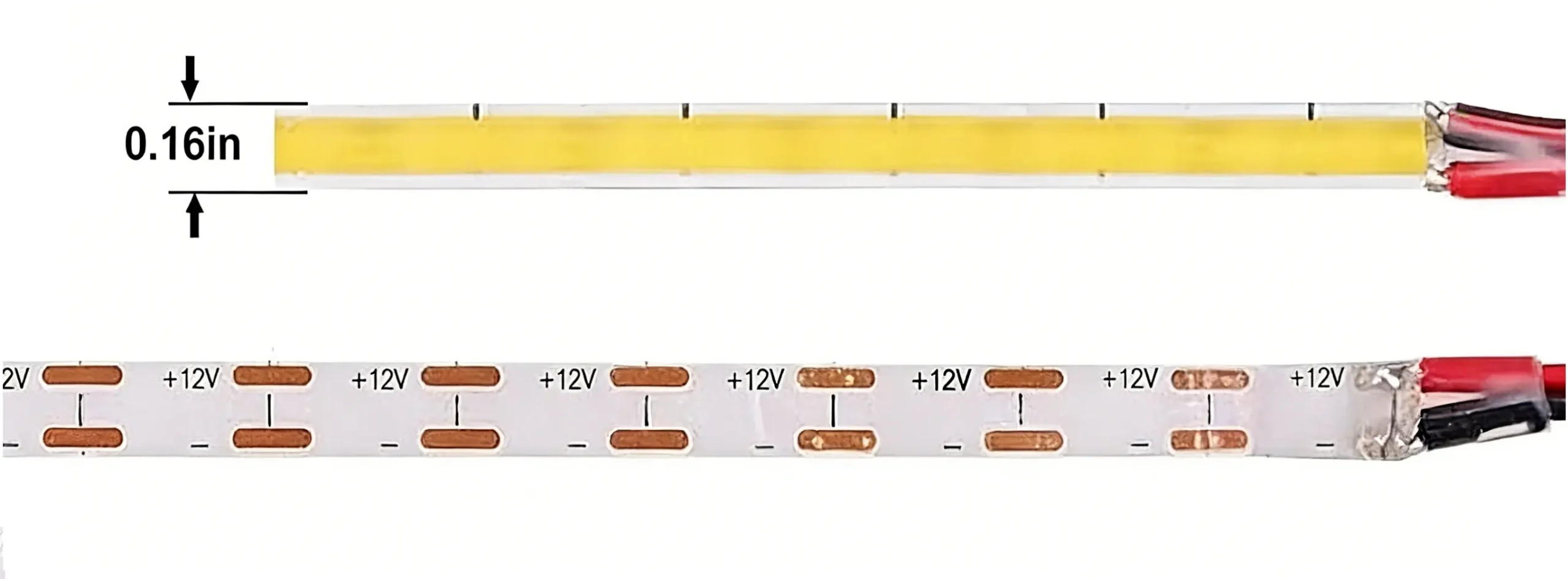 dimmable mini cob led strip