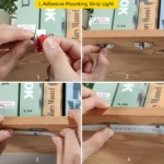 hue led strip light mounting brackt
