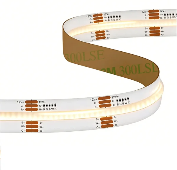 rgbww cob led strip light